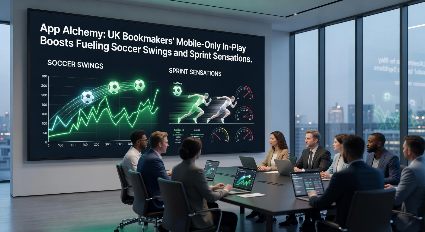 Dynamic split-screen image of a horse sprinting on a UK racecourse and a soccer player celebrating a goal, with overlaid app icons showing in-play boost alerts