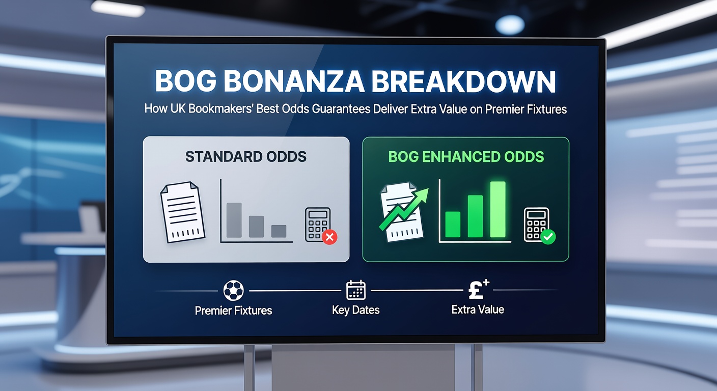 Close-up of a bookmaker's app screen showing BOG odds comparison for a Premier League Draw No Bet market alongside a flat racing card, highlighting payout differences
