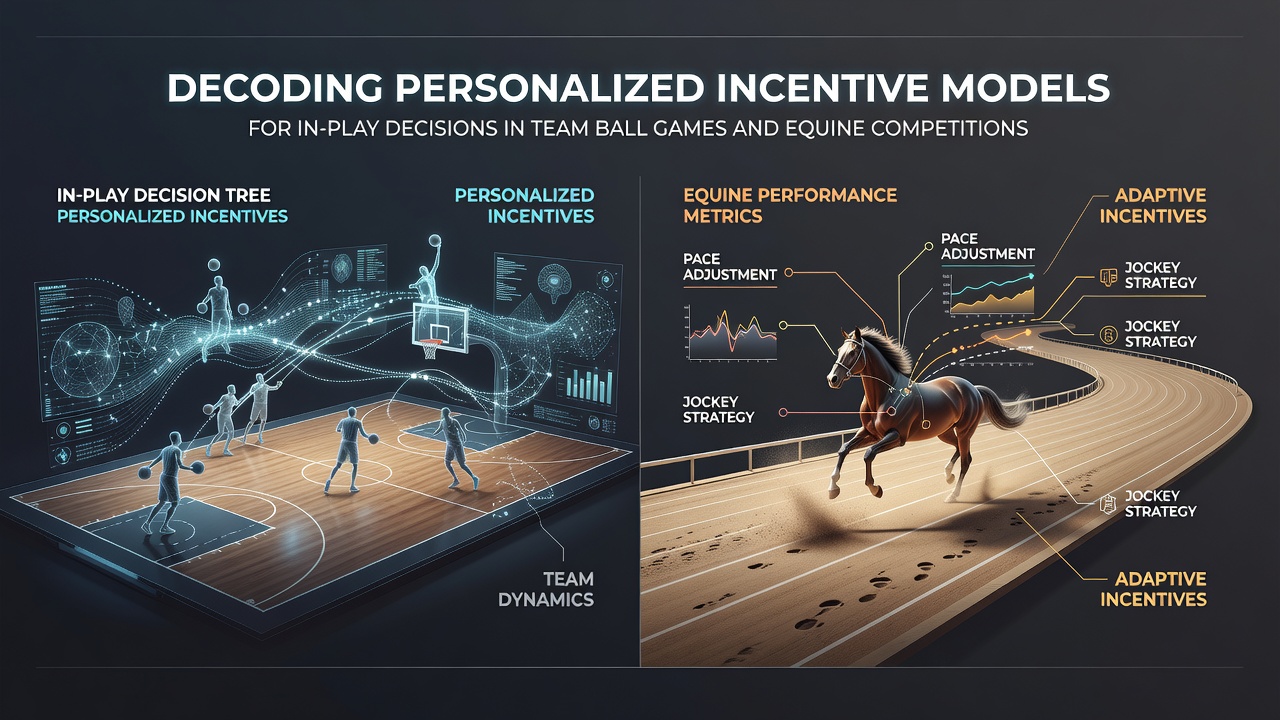Data visualization showing personalized betting incentive algorithms for live sports decisions