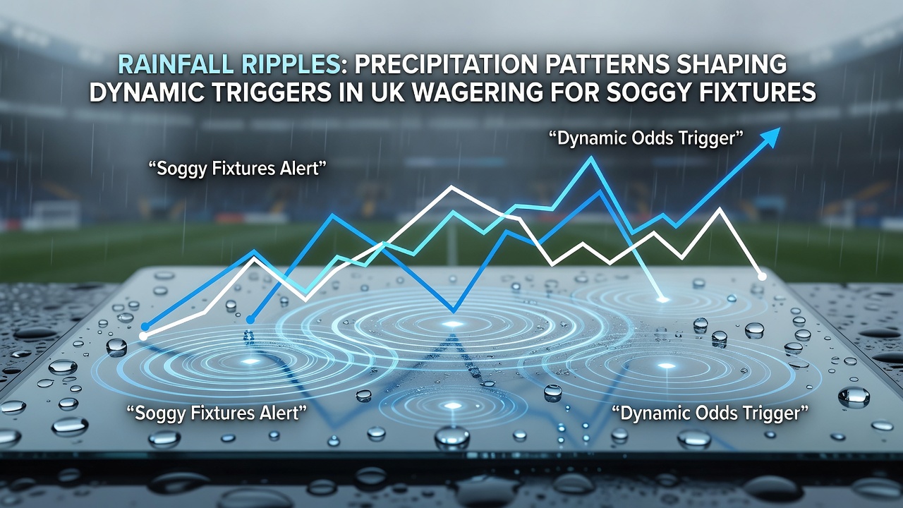 Waterlogged horse racing track conditions and weather monitoring equipment used for fixture assessments
