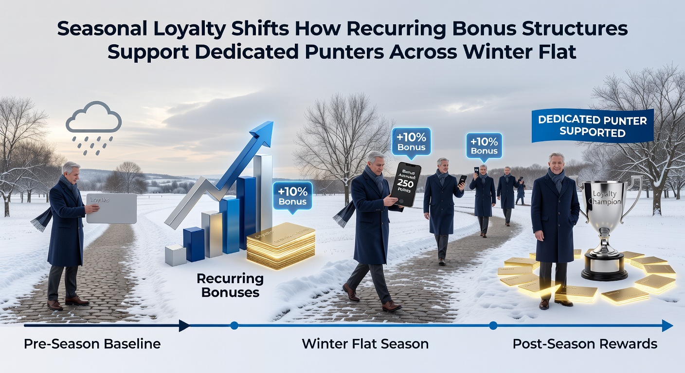 Loyalty bonus dashboards showing recurring rewards for flat racing and cup fixtures