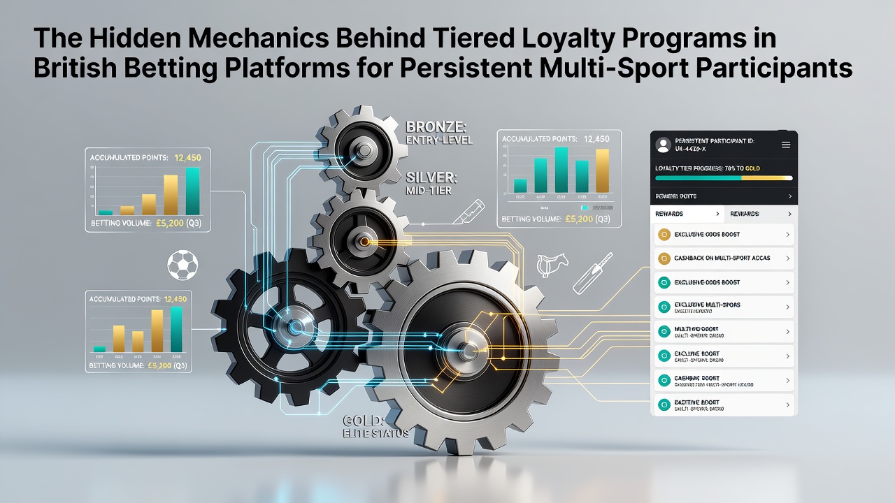 Diagram showing tier progression and points allocation across multiple sports in UK betting loyalty schemes