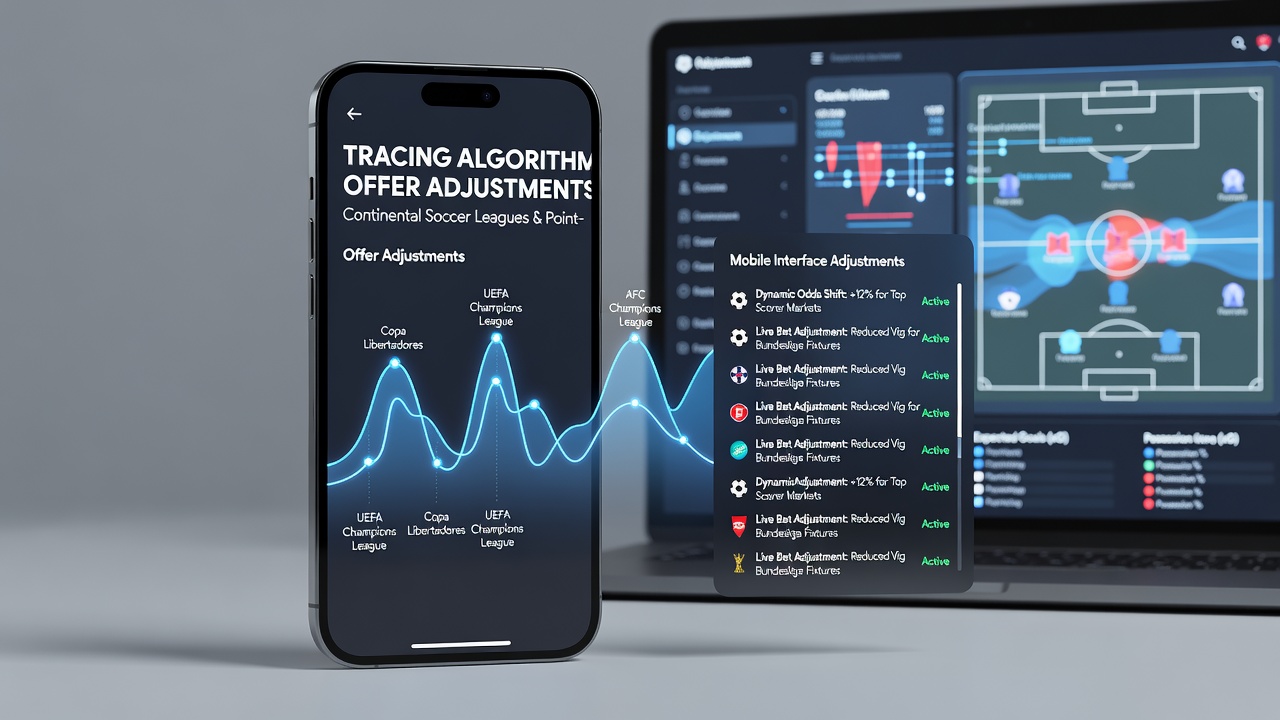 Screenshot of algorithmic changes applied to point-to-point racing offers on a mobile app