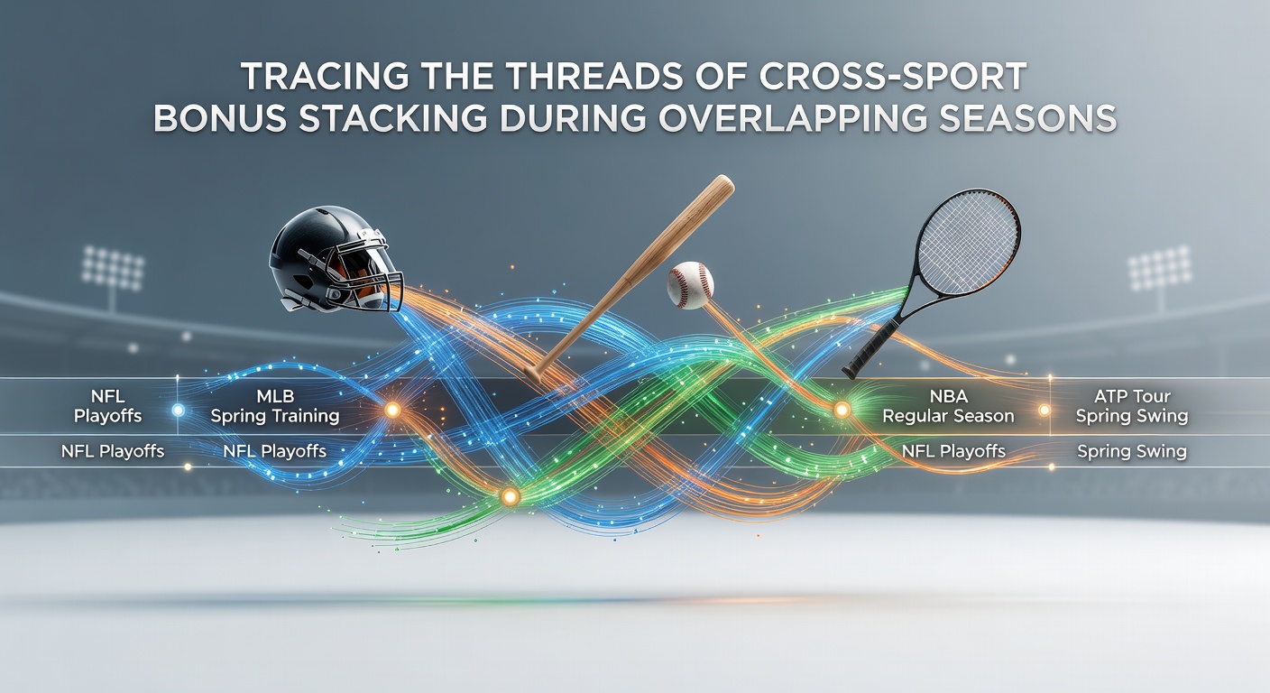 Sports betting interface showing multiple active bonuses across different athletic events during overlapping seasons