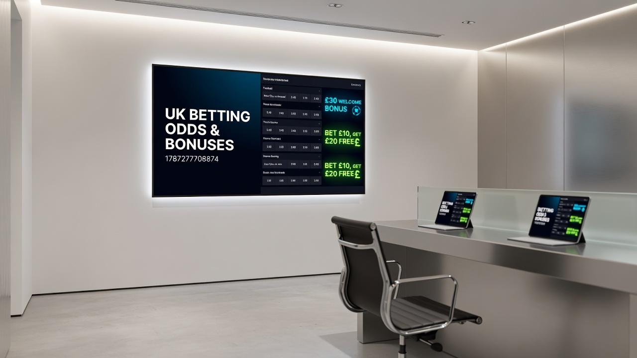 Close-up of bonus terms and odds calculator tools on a UK sportsbook website